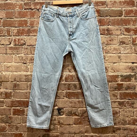 NEW Everlane The Relaxed Straight Fit Jeans in Vintage Sky Blue Size 29 - Picture 3 of 9